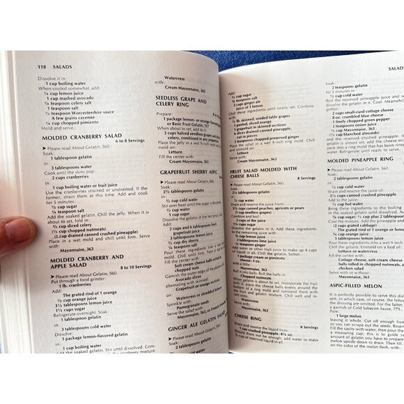 JOY OF COOKING Cookbook Rombauer-Becker White Hardback Recipe Book Kitchen - Picture 8 of 13